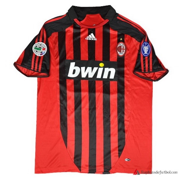 Camiseta AC Milan Primera equipación Retro 2006 07 Rojo